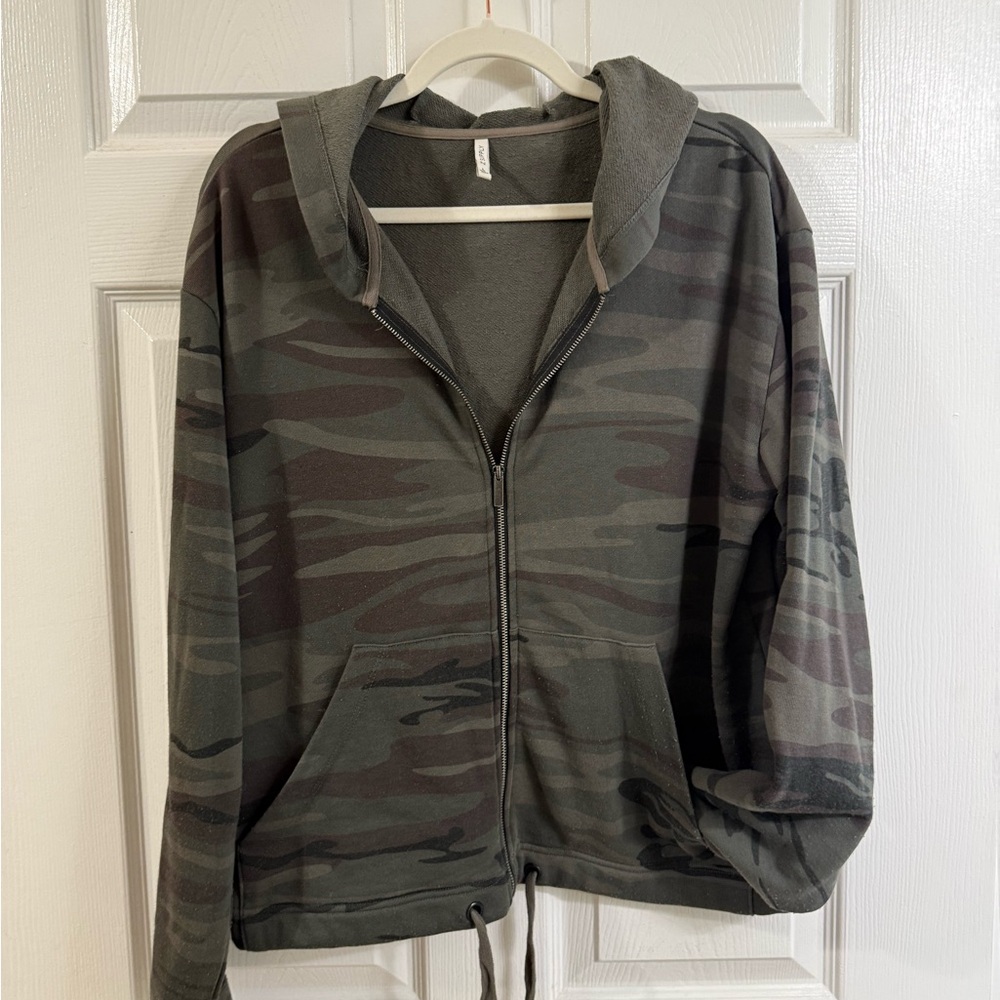 Z Supply Camo Casual Hoodie